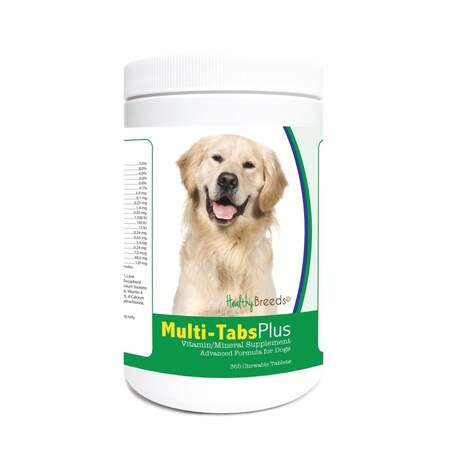 Healthy Breeds Golden Retriever Multi-Tabs Plus Chewable Tablets, 365PK 840235121880